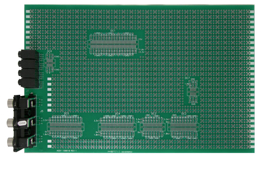 TI DaVinci EVM Prototyping Daughtercard w/connectors - Click Image to Close